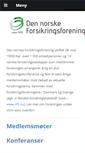 Mobile Screenshot of forsikringsforeningen.no