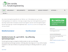 Tablet Screenshot of forsikringsforeningen.no
